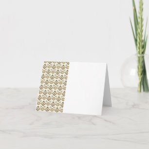 Gevouwen Wenskaart Kaart