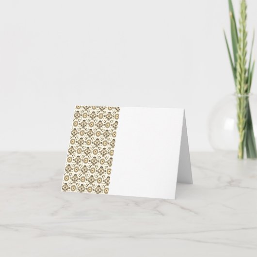 Gevouwen Wenskaart Kaart (Voorkant)