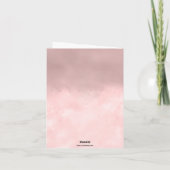 Gevouwen Wenskaart Kaart (Achterkant)