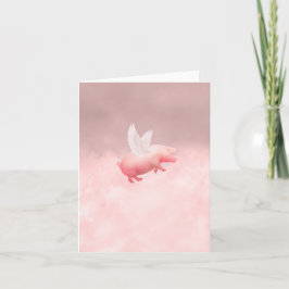 Gevouwen Wenskaart Kaart