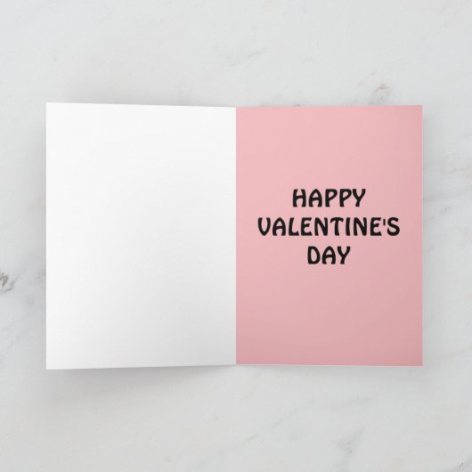 Gevouwen Wenskaart Kaart (Binnen)