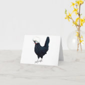 Gevouwen Wenskaart Kaart (Gele Bloem)