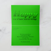 Gevouwen Wenskaart Kaart (Binnen)