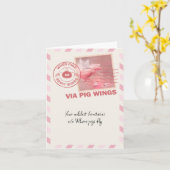 Gevouwen Wenskaart Kaart (Gele Bloem)