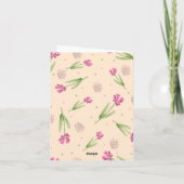 Gevouwen Wenskaart Kaart (Achterkant)