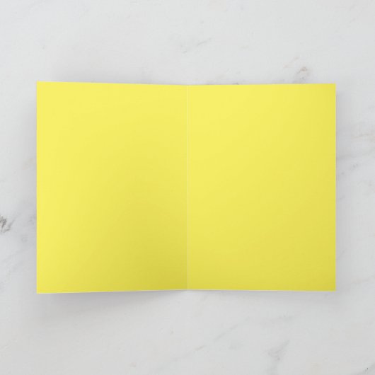 Gevouwen Wenskaart Kaart (Binnen)