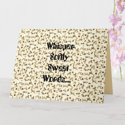 Gevouwen Wenskaart Kaart (Orchidee)