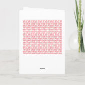 Gevouwen Wenskaart Kaart (Achterkant)