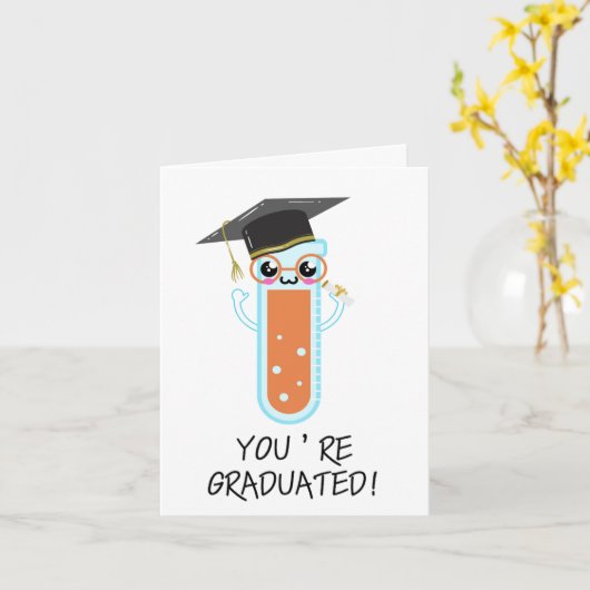 Gevouwen Wenskaart Kaart (Gele Bloem)