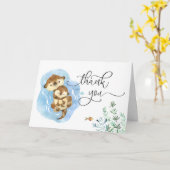 Gevouwen Wenskaart Kaart (Gele Bloem)