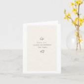 Gevouwen Wenskaart Kaart (Gele Bloem)