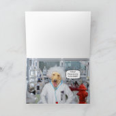 Gevouwen Wenskaart Kaart (Binnen)