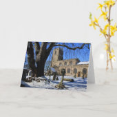 Gevouwen Wenskaart Kaart (Gele Bloem)