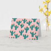 Gevouwen Wenskaart Kaart (Gele Bloem)