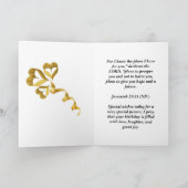 Gevouwen Wenskaart Kaart (Binnen)