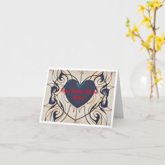 Gevouwen Wenskaart Kaart (Gele Bloem)