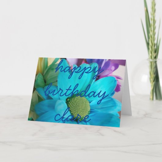 Gevouwen Wenskaart Kaart (Voorkant)