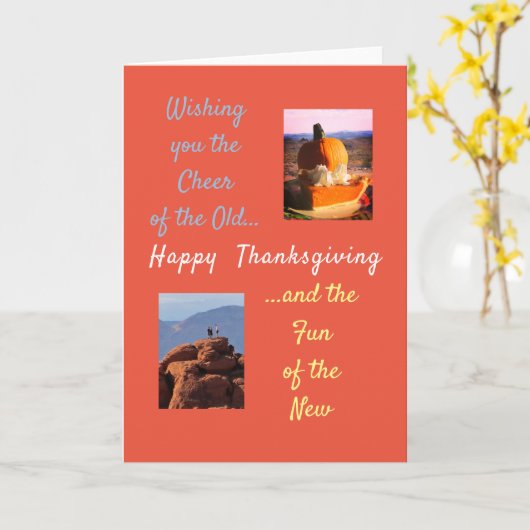 Gevouwen Wenskaart Kaart (Gele Bloem)