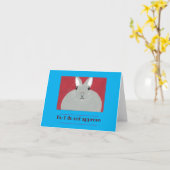 Gevouwen Wenskaart Kaart (Gele Bloem)