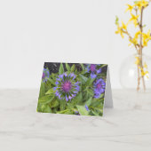 Gevouwen Wenskaart Kaart (Gele Bloem)