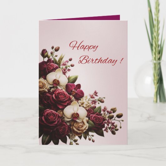 Gevouwen Wenskaart Kaart (Voorkant)