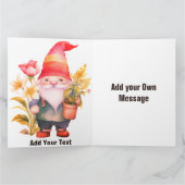 Gevouwen Wenskaart Kaart (Binnen)