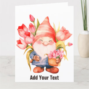 Gevouwen Wenskaart Kaart