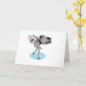 Gevouwen Wenskaart Kaart (Gele Bloem)