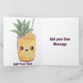 Gevouwen Wenskaart Kaart (Binnen)