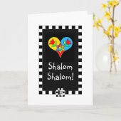 Gevouwen Wenskaart Kaart (Gele Bloem)