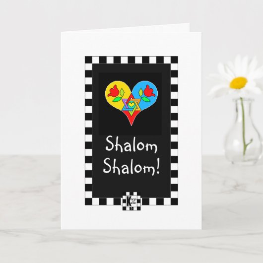 Gevouwen Wenskaart Kaart (Kleine Plant)