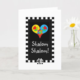 Gevouwen Wenskaart Kaart