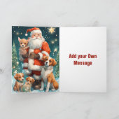 Gevouwen Wenskaart Kaart (Binnen)