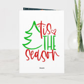 Gevouwen Wenskaart Kaart (Achterkant)