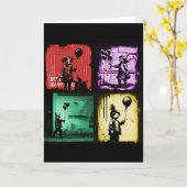 Gevouwen Wenskaart Kaart (Gele Bloem)