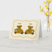 Gevouwen Wenskaart Kaart (Gele Bloem)