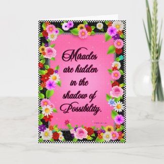 Gevouwen Wenskaart Kaart