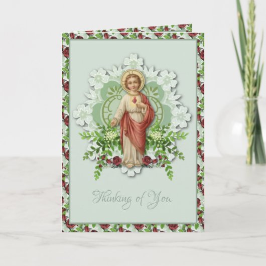 Gevouwen Wenskaart Kaart (Voorkant)