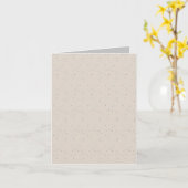 Gevouwen Wenskaart Kaart (Gele Bloem)