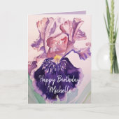 Gevouwen Wenskaart Kaart (Voorkant)