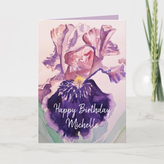 Gevouwen Wenskaart Kaart (Voorkant)