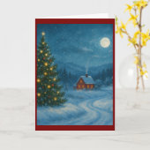 Gevouwen Wenskaart Kaart (Gele Bloem)