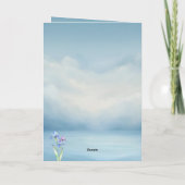  gevouwen Wenskaart Kaart (Achterkant)