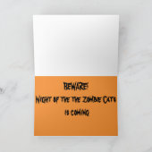 Gevouwen Wenskaart Kaart (Binnen)