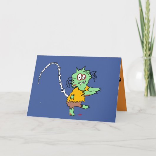 Gevouwen Wenskaart Kaart (Voorkant)