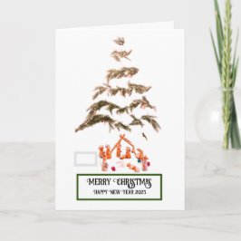 Gevouwen Wenskaart Kaart