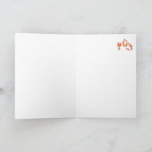 Gevouwen Wenskaart Kaart (Binnen)