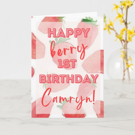 Gevouwen Wenskaart Kaart (Gele Bloem)