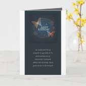 Gevouwen Wenskaart Kaart (Gele Bloem)