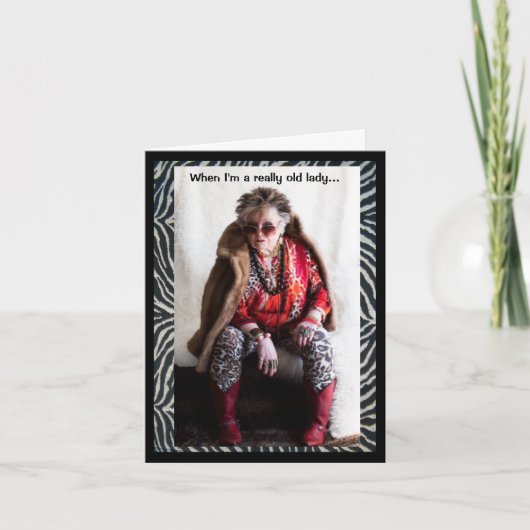 Gevouwen Wenskaart Kaart (Voorkant)